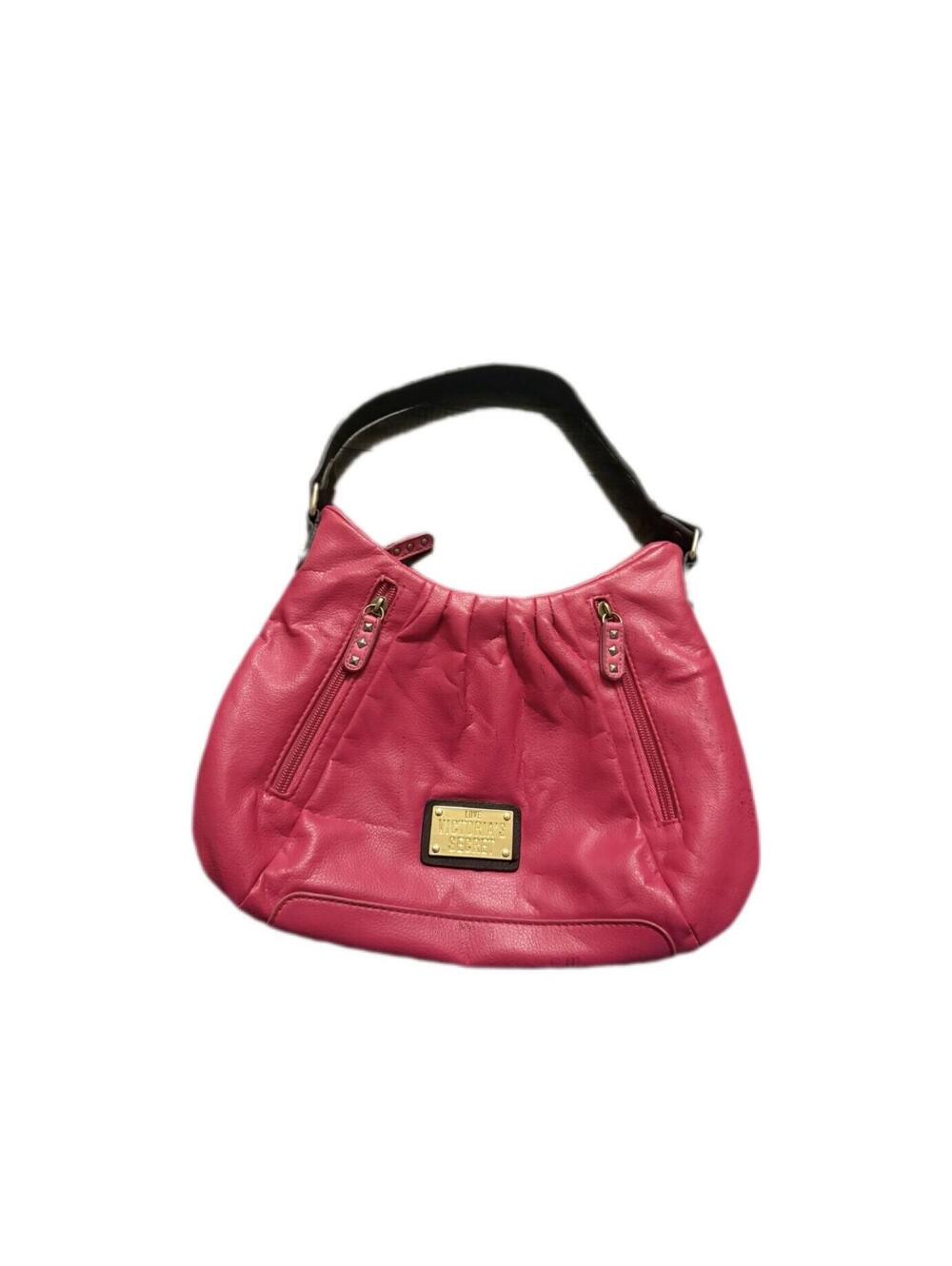 Vintage pink Victoria secret leather hobo bag